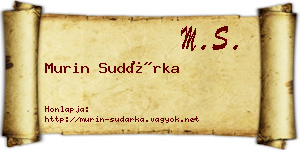 Murin Sudárka névjegykártya
